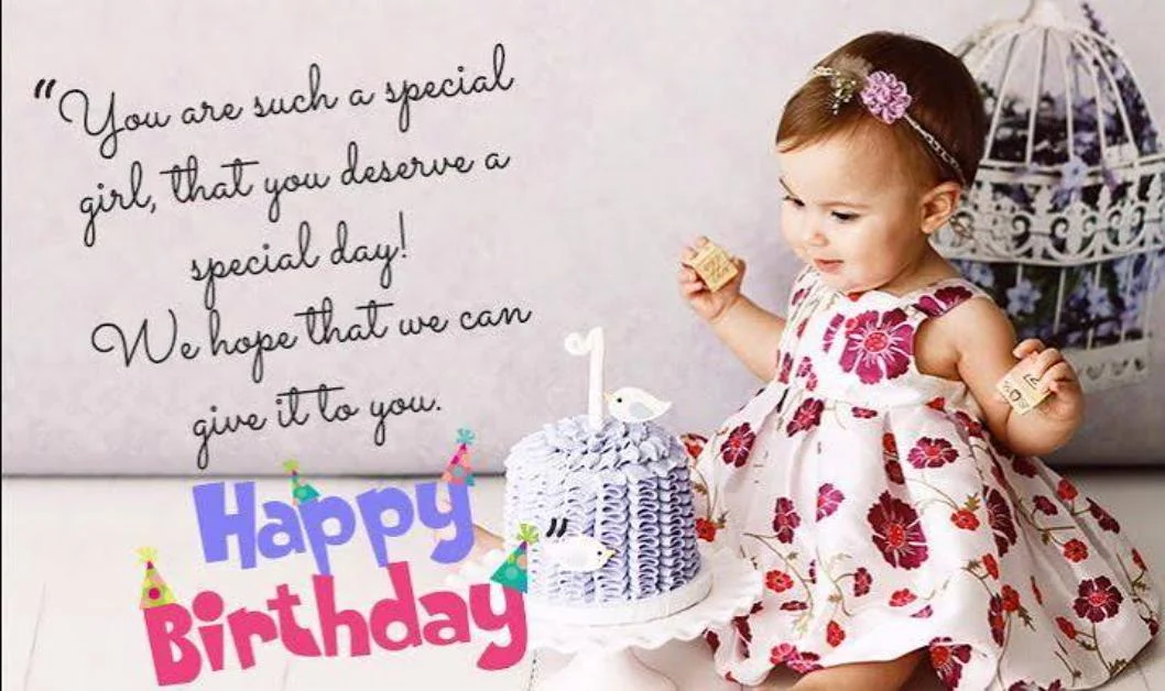 1st Birthday Wishes for Baby Girl