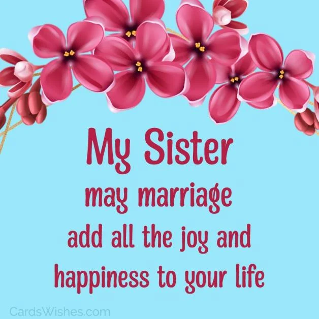 Anniversary Blessings and Best Wishes for Sister
