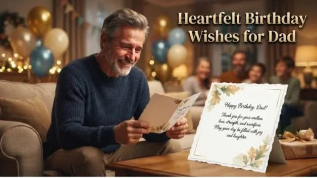 Birthday Morning Wishes for Father with Blessings