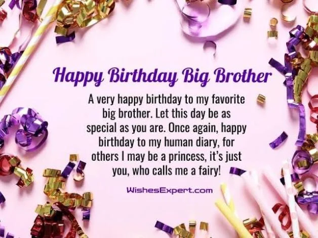 Birthday Wishes for Elder Brother