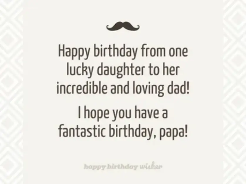 Birthday Wishes for Father From Daughter With Prayers