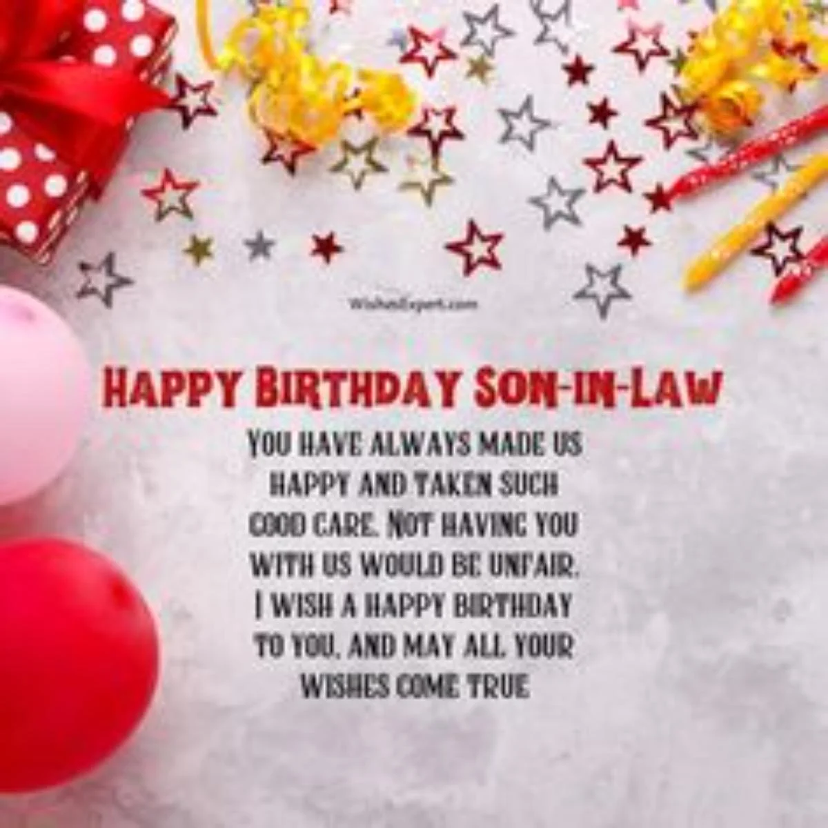 Birthday Wishes for Son in Law