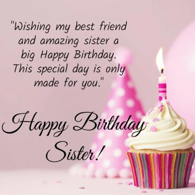 Birthday Wishes for Younger Sister