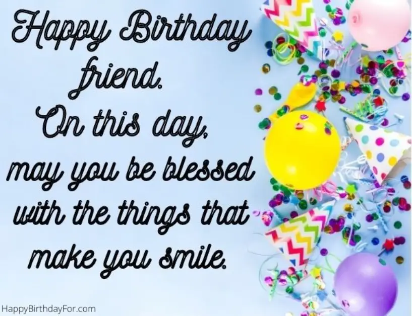 Blessing Birthday Wishes for a Male Friend