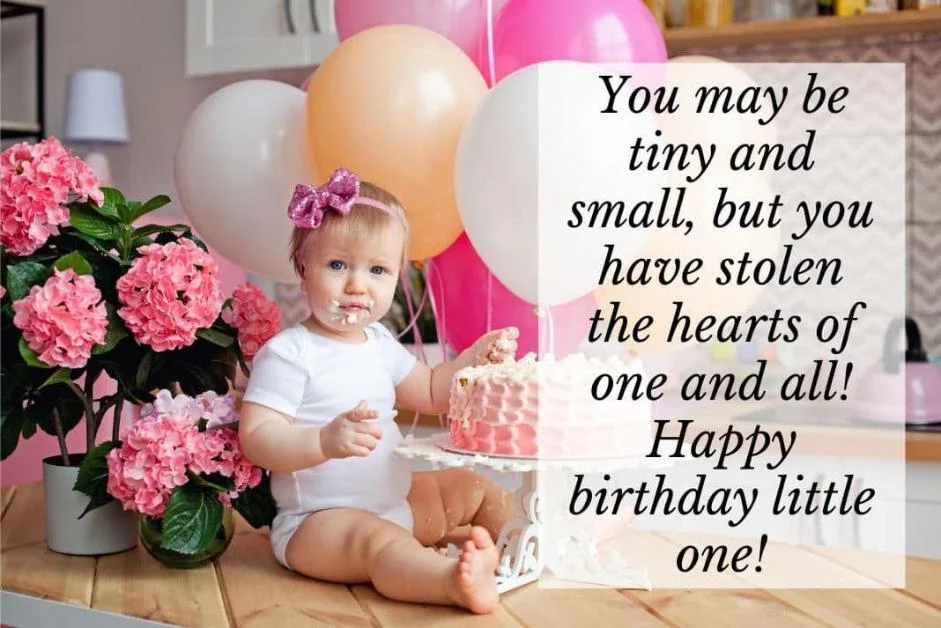 First Birthday Wishes for Baby Girl