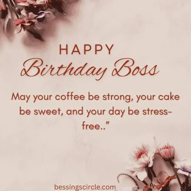 Funny Yet Professional Birthday Wishes for Boss