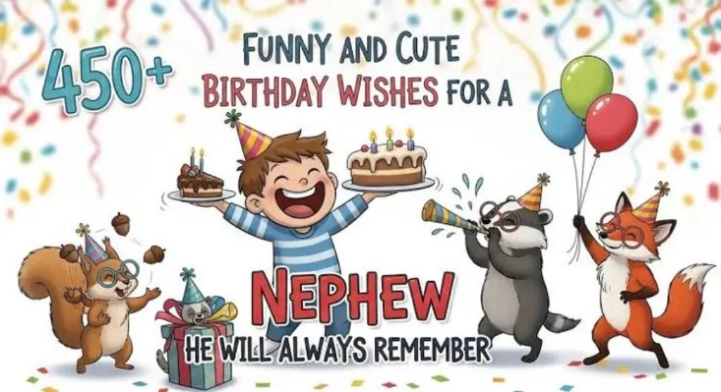 Happy Birthday Wishes for Nephew from Family
