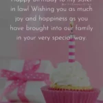 Happy Birthday Wishes for Sister in Law