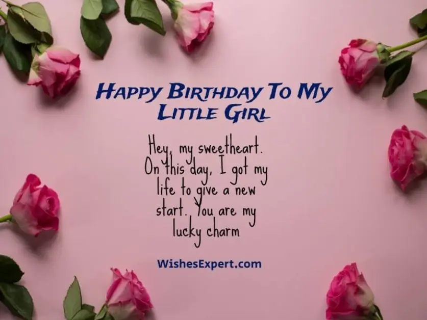 Heart Touching Birthday Wishes for Baby Girl
