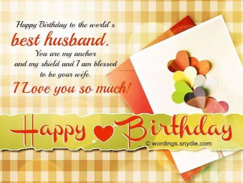 Heart Touching Birthday Wishes for Husband