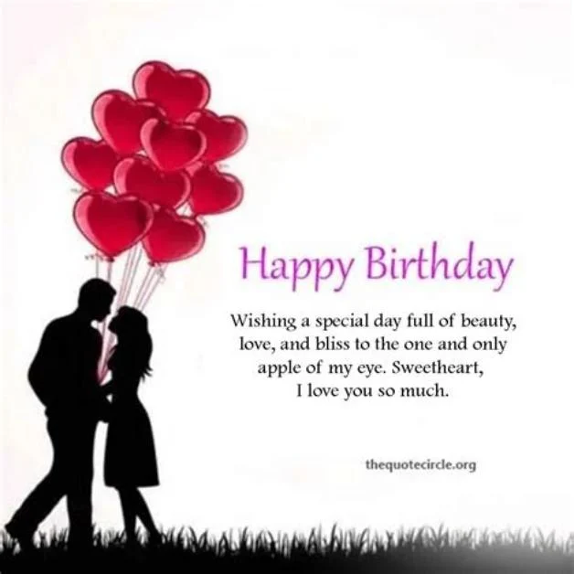 Heart Touching Birthday Wishes for Love Copy Paste