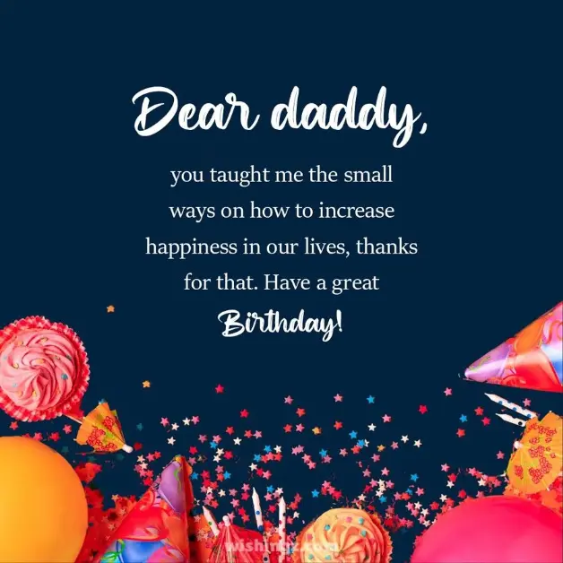 Heartfelt Birthday Wishes for Dad from Daughter