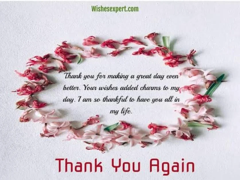Heartfelt Emotional Thank You Messages for Birthday Wishes