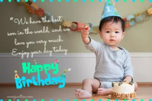 Heartfelt Little Boy 1st Birthday Wishes for Baby Boy