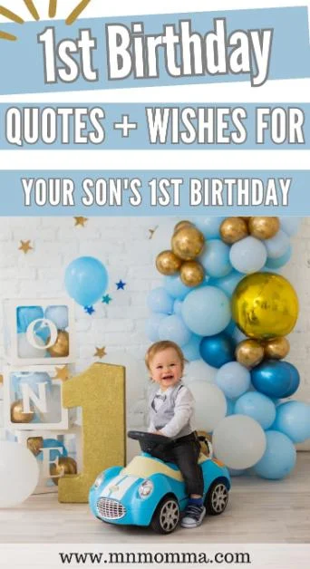 Heartfelt Little Boy 1st Birthday Wishes