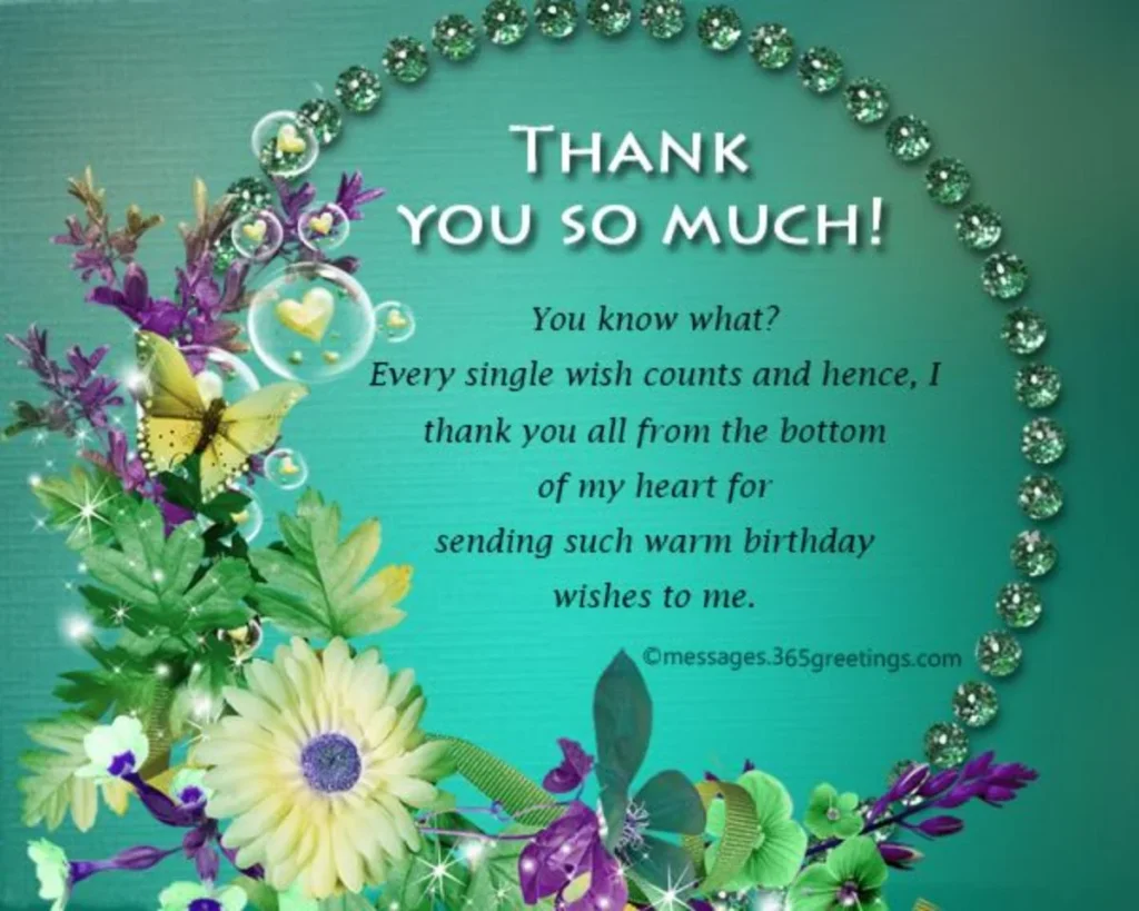 Heartfelt Short Thank You Messages