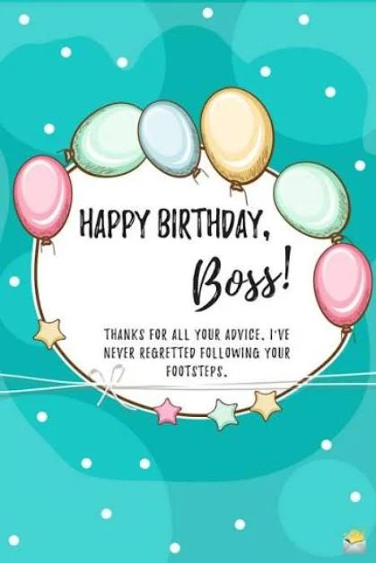 Inspirational Birthday Wishes for Boss