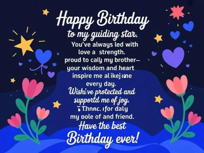 Inspirational Birthday Wishes for Brother