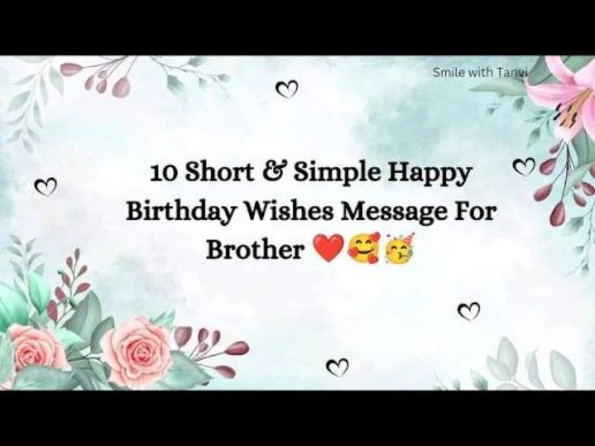 Inspirational Good Morning Birthday Wishes for Small Brother