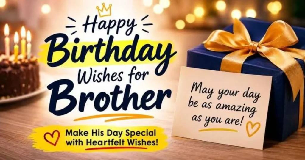 Inspirational WhatsApp Birthday Wishes for Brother