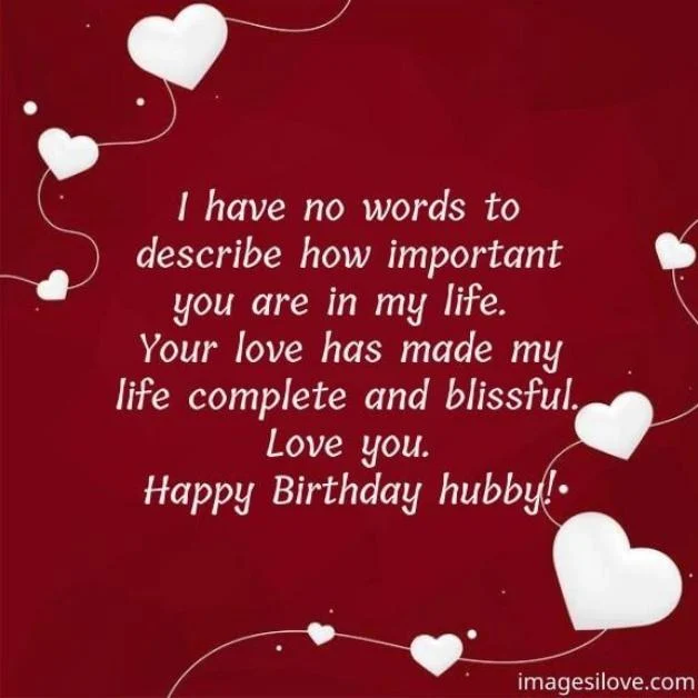 Long Birthday Wishes for My Husband