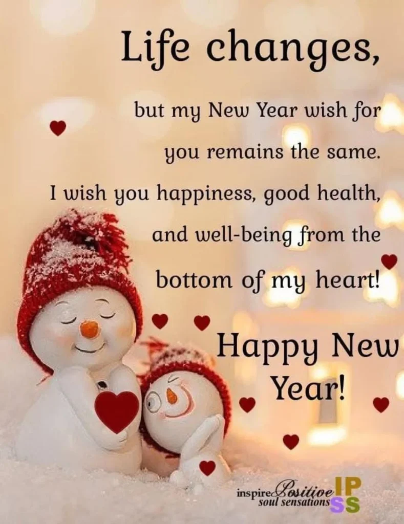 New Year Blessings for Best Friend