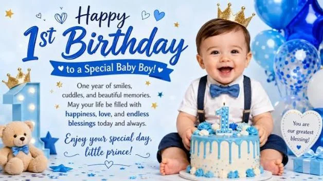 Religious Blessing Birthday Wishes for Kid Boy
