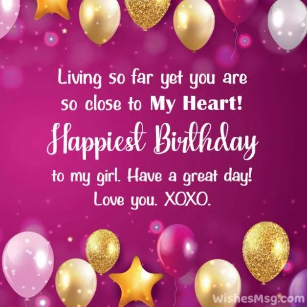 Romantic Birthday Wishes for GFL