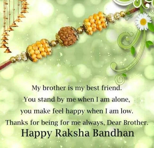 Short and Beautiful Good Morning Rakhi Wishes for Brother