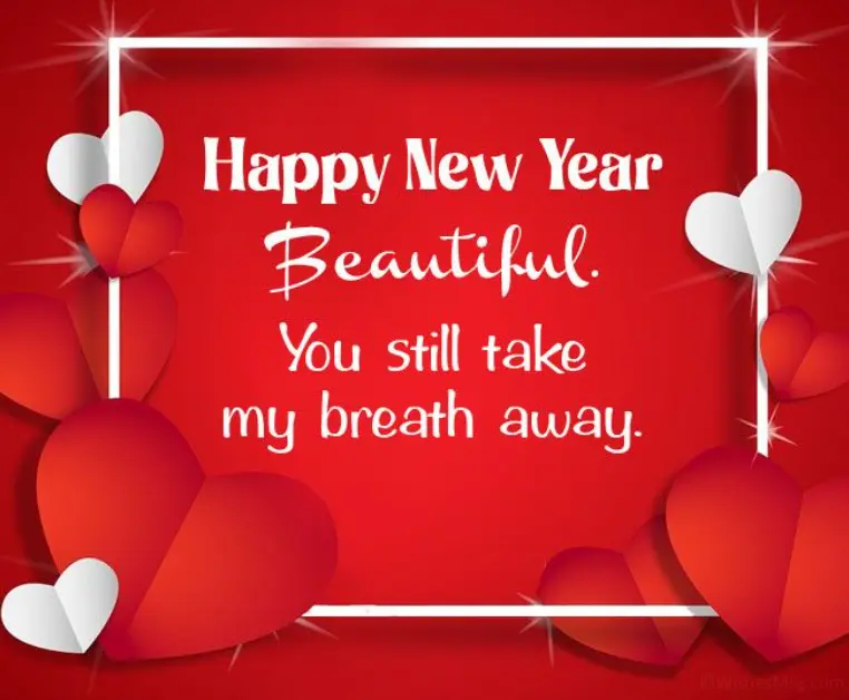 Short Heart Touching New Year Wishes for Husband