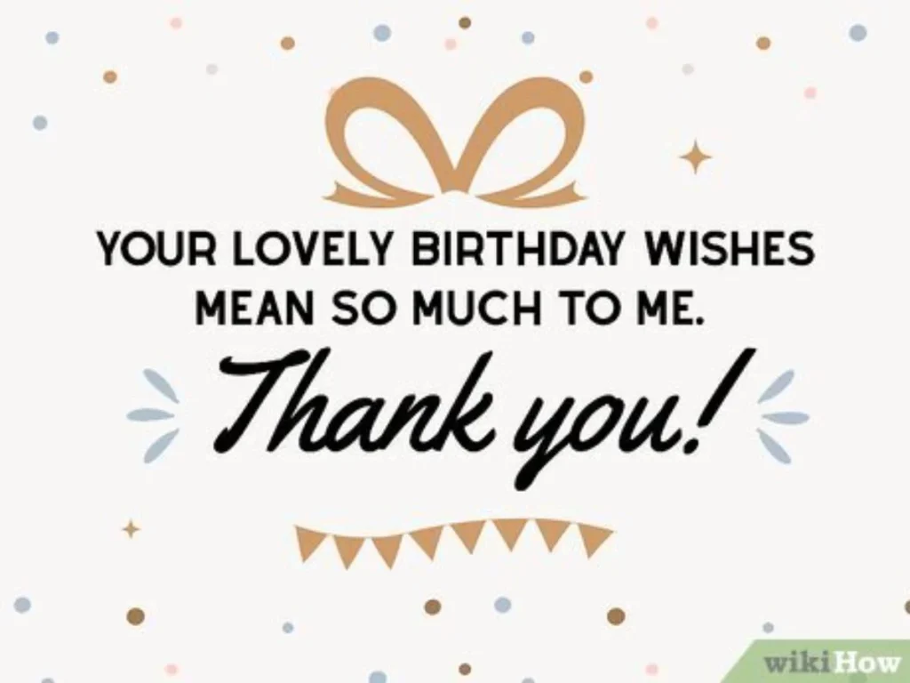 Short Thanks for the Birthday Wishes